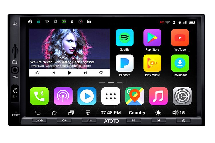 ATOTO A6 Pro 7 Android Car GPS Bluetooth aptX QC 2.0 WiFi