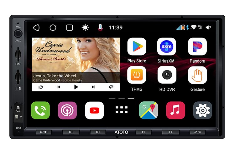 ATOTO S8MS 2DIN 内蔵4GLTE 8-Core 4G+ Amazon.com: ATOTO S8 MS Android Double Din Car Stereo, 7