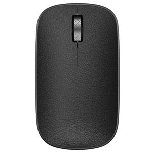 AZIO Retro Classic Gunmetal Bluetooth & RF Wireless Mouse Leather Trim