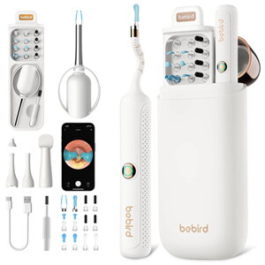 Bebird EarSight Plus Compact All-in-1 Visual Ear Wax Remover - White