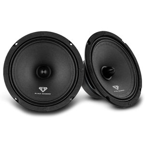 Black Diamond DIA-CM6.4B 6.5" Mid-Range 4-Ohm Speakers (Pair)