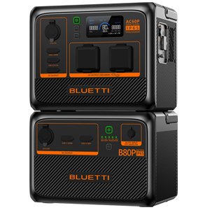 Bluetti AC60P + B80P Home Battery Backup Bundle