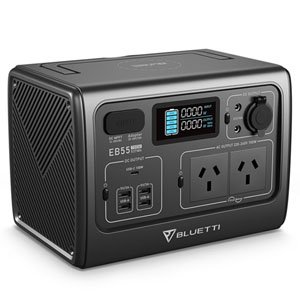 Bluetti EB55 700W 537Wh Portable Power Station Black