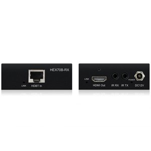 BluStream HEX70B-KIT HDBaseT Extender Set 4K UHD HDMI over CAT Cable