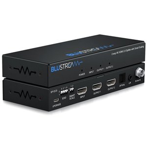 Blustream SP12CS 2-Way 4K HDMI 2.0 Splitter with Smart Scaling