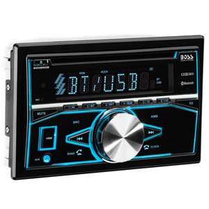 Boss Audio 850BRGB Double DIN Bluetooth CD Radio Car Receiver