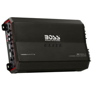 Boss Audio BE1600.4 Elite Series 1600W 4-Channel Class AB Amplifier