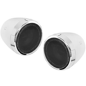 Boss Audio MC425BA 3” Chrome Motorcycle Powered Speakers w/ Bluetooth