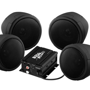 Waterproof Speaker Loudspeaker Music Audio Player Radio For Motorcycle ATV Motorcycle ATV Waterproof Speaker Loudspeaker Music Audio Player Sound System Waterproof 