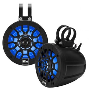 Boss Audio MPWT50RGB 5.25" RGB ATV UTV Marine Waketower Speakers Pair