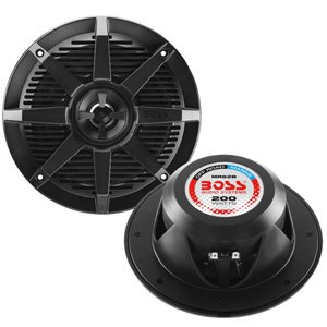 Boss Audio MR62B 6.5" 2-Way 200W Marine Full Range Speakers - Black