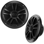 Boss Audio MR6B 6.5 180W Marine Full Range Speakers Black Pair