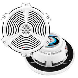 Boss Audio MR752C 7.5" 2-Way Marine 400W Speakers Pair White