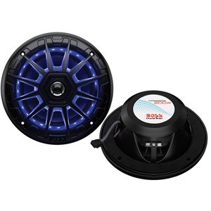 Boss Audio MRGB65B 6.5" 2-Way Marine Multi-Colour LED Speakers