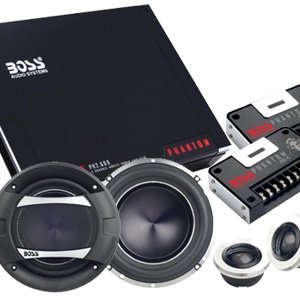 Boss Audio PC65.2C + PH2.600 Component Speaker & Amplifier