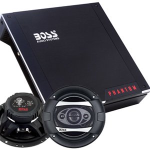 Boss Audio P65.4C + PH2.500 400W Speakers & Amplifier Package