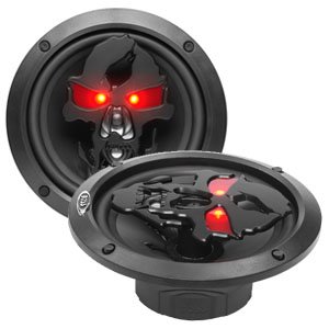 Boss Audio SK653B Phantom Skull 6.5" 3-Way 350W Speakers Pair