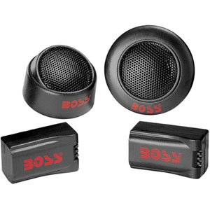 Boss Audio TW15 250W 1" Dome Tweeters Surface Flush Angle Mount Pair
