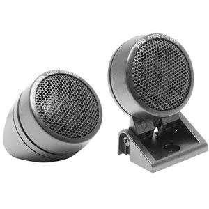 Boss Audio TW18 1" 200W Dome Tweeters Surface Angle Swivel Mount Pair