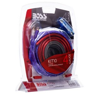 Boss KIT-10 4-Gauge 2-Ch Amp Wiring Kit