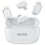 Boya Mini 13 Wireless Microphone Type-C & Lightning - White