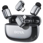 BOYA Mini 2 Wireless Microphone USB-C & Lightning - Space Grey