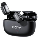 BOYA Mini 2 Dual Wireless Microphone - USB-C w/ Charging Case (Black)