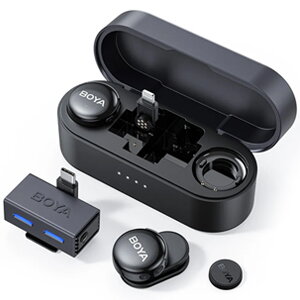 BOYA BOYALINK 3 AI-Powered Wireless Microphone (USB-C, Lightning)