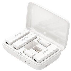 Boya BOYALINK All-In-One Wireless Microphone System - White