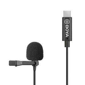 Boya BY-M3 Lavalier Clip On Lapel Microphone for Android Devices