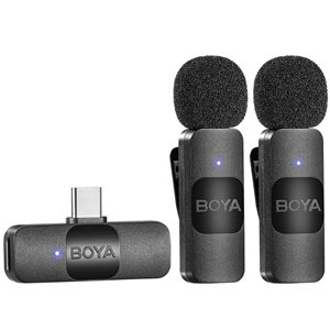 Boya BY-V20 Wireless Lavalier Lapel Microphone Type-C