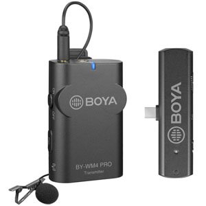 Boya BY-WM4 PRO-K5 2.4GHz Wireless Microphone Kit for Android Devices