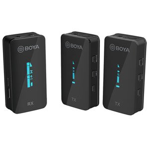 Boya BY-XM6-S2 2.4GHz Ultra Compact Wireless Microphone System
