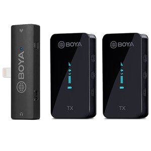 Boya BY-XM6-S4 Dual Wireless Lavalier Microphone for iPhone/iPad