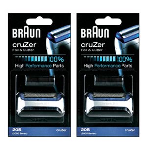 Braun 20S Replacement Foil & Cutter (2 Packs)