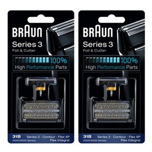 Braun 31B Replacement Foil & Cutter (2 Packs)