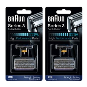 Braun 31S Replacement Foil & Cutter (2 Packs)