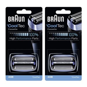 Braun 40B Replacement Foil & Cutter (2 Packs)