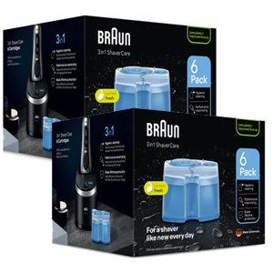 Braun CCR12 Clean & Renew Refill Cartridges CCR2 (170ml x 12 Pack)