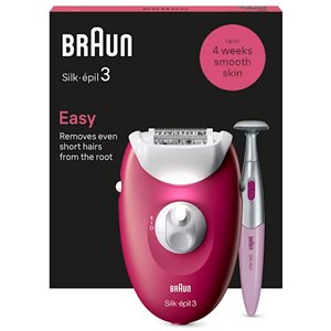 Braun SE3-202 Silk-epil 3 Corded Epilator with Bikini Trimmer