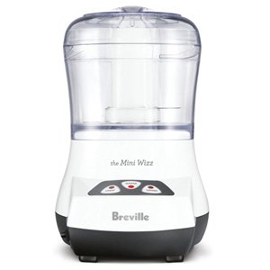 Breville Mini Wizz Compact 250 Watt Food Processor White BFP100WHT