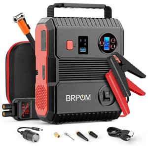 BRPOM 7000A Car Jump Starter with Air Compressor