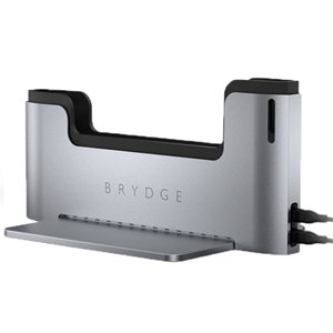 Brydge Vertical Dock for Macbook Pro 15" w/ Thunderbolt 3 Port Grey