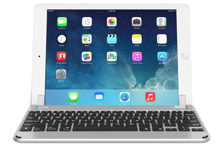Brydge 10.5 Bluetooth Keyboard Backlit for iPad Pro 10.5 Air 3 Silver