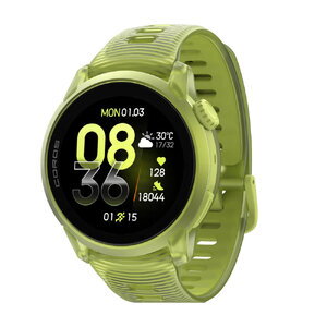 COROS PACE 4 GPS Sports Watch AMOLED - Neon Yellow Silicone Band