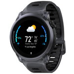 Coros PACE 4 Premium Sport Watch with Silicone Band (Crystal Black)