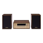 Crosley Parker FM Radio & CD Player with Bluetooth (Walnut)