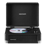 Crosley Cruiser Retro Portable CD Player with FM Radio (Black)