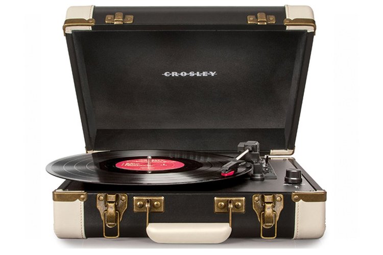 Crosley Executive Radio Portable Turntable w/ USB CR6019A-BK