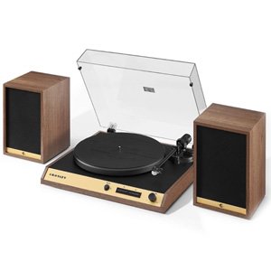 Crosley C72 Record Vinyl Turntable & Speakers
